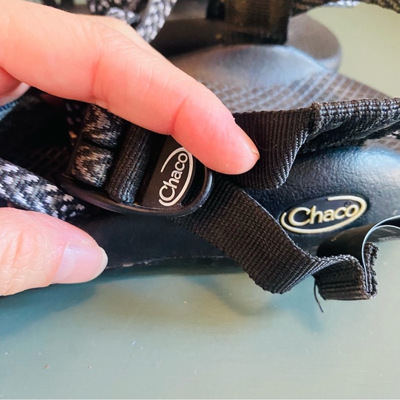 Chaco Classic ZX/2 Sandal Black White - Picture 7 of 12
